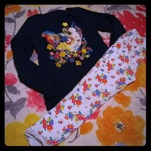 Baby gap 5t chicken outfit